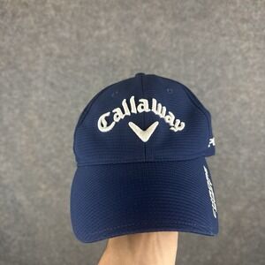 Callaway Golf Hat Cap Mens Strap Back Blue Chrome Soft Epic Apex Odyssey